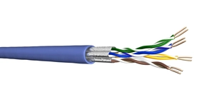 CÂBLE Cat6A U/FTP 2x4P LSZH 500m DCA CÂBLE DE COULEUR BLEU – vue 2