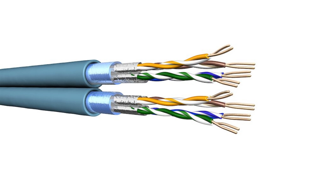 CÂBLE Cat6A F/FTP 2x4P LSZH 500m DCA COULEUR BLEU