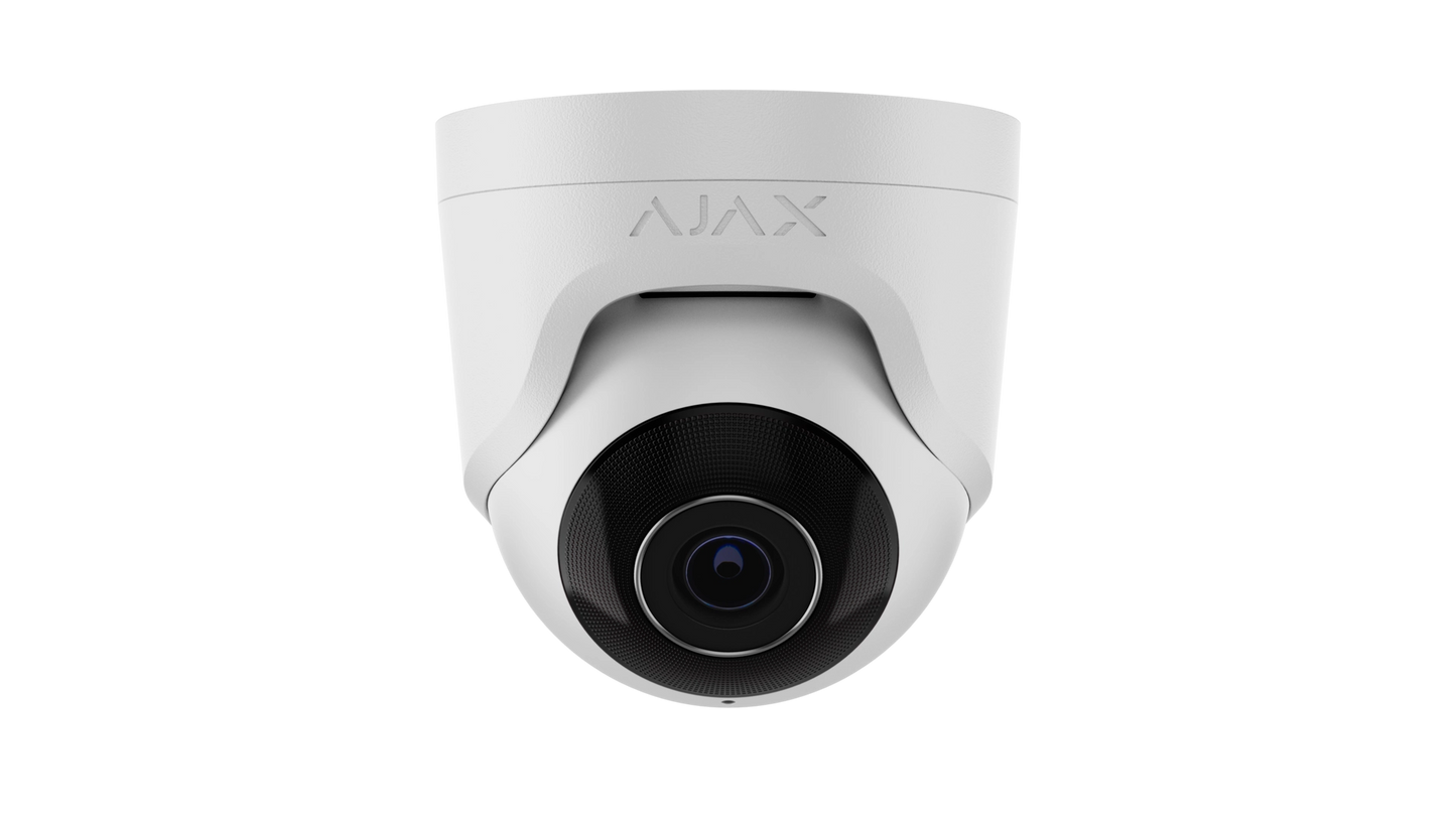 TURRET 8-4 (W) DOME IP BLANC 8MP OBJ 4 MM IR35M IP65