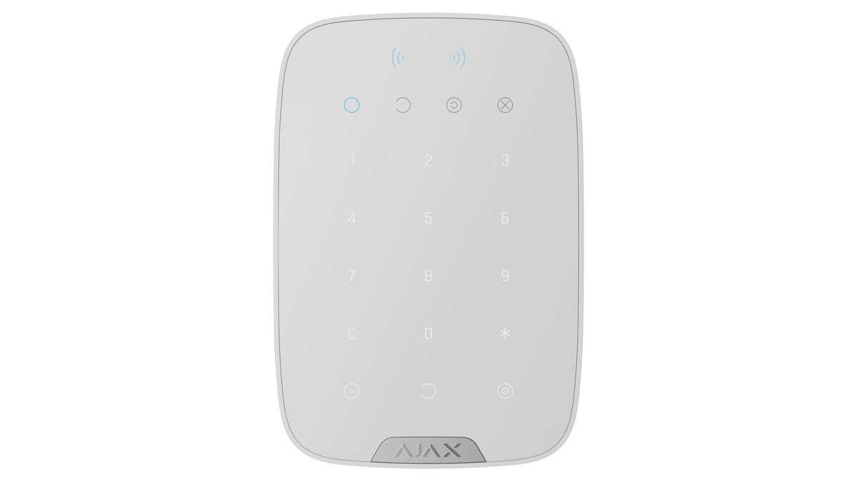KEYPAD PLUS S (W) CLAVIER RADIO TACTILE + LECTEUR DE PROXIMITE RFID