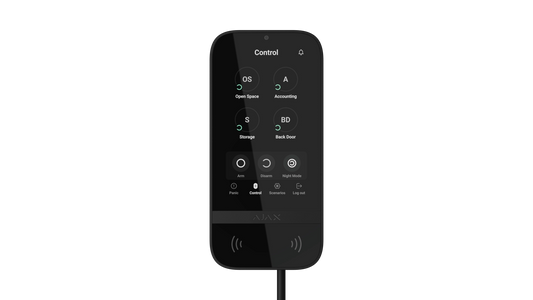 KEYPAD TOUCHSCREEN FIBRA B CLAVIER ECRAN TACTILE + LECTEUR DE PROXIMITE - NOI