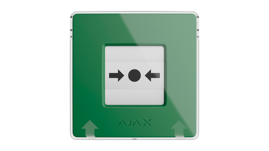 Équipement informatique declencheur manuel vert ajax