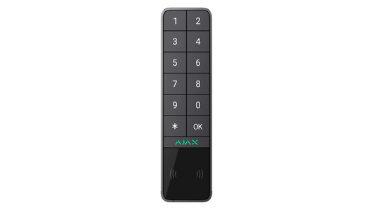 Équipement de contrôle d'accès clavier extérieur graphite avec authentification