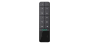 Équipement de contrôle d'accès clavier extérieur graphite avec authentification – vue 2