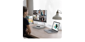 Écran interactif tactile 23,8' 4K Micro et hp intégrés / – vue 5