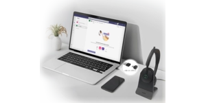 Casque téléphonique avec socle de chargement 35H de charge – vue 4