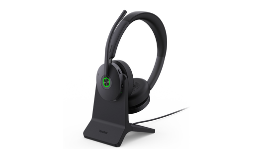 Casque téléphonique avec socle de chargement 35H de charge