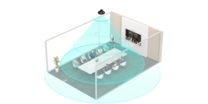 Accessoire de visioconférence microphone de plafond réseau – vue 4