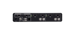 COMMUT KVM SECURISE 2PORTS USB HDMI /DP 2 ECRANS AVEC LECTEUR DE CARTE CONFORME NORME PSD PPv4.0 – vue 4