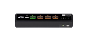 COMMUT KVM SECURISE 4PORTS USB HDMI /DP 2 ECRANS AVEC LECTEUR DE CARTE CONFORME NORME PSD PPv4.0 – vue 3