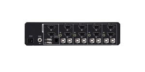 COMMUT KVM SECURISE 4PORTS USB HDMI /DP 2 ECRANS AVEC LECTEUR DE CARTE CONFORME NORME PSD PPv4.0 – vue 4