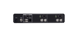 COMMUT KVM SECURISE 2PORTS USB HDMI /DP AVEC LECTEUR DE CARTE CONFORME NORME PSD PPv4.0 – vue 4