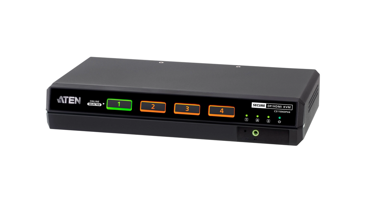 COMMUT KVM SECURISE 4PORTS USB HDMI /DP CONFORME NORME PSD PPv4.0