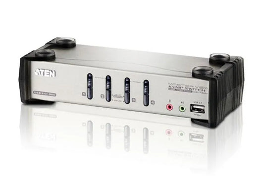 Commutateur KVM commut USB 1 KVM => 4 cpu + hub 2 P
