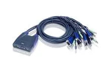 Commutateur KVM commut KVM USB vga 4 ports audio – vue 2