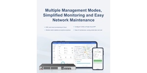Switch réseau L3 Reyee CS86-24XMG4XS4VS — 24 ports Multi-Gigabit HPoE, 4x10G SFP+ et 4x25G SFP28