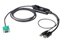 Commutateur KVM convertisseur de console display-p – vue 2