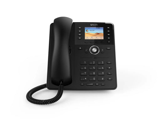 SNOM D735 TELEPHONE SIP 12 COMPTES POE 1 USB 8 TOUCHES LCD / MAINS LIBRES / GIGA Ref4389 – D735-R