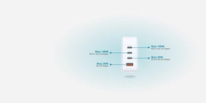 Alimentation électrique Charge simultanee de 4 équipements - Charge rapide – vue 4