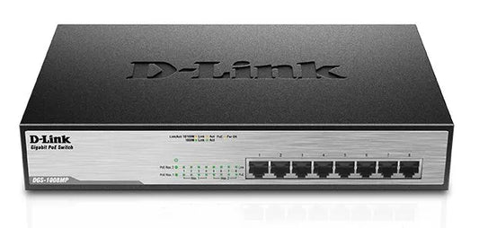 SWITCH 8 PORTS GIGA POE+ 30W/PORTS BUDGET 140W