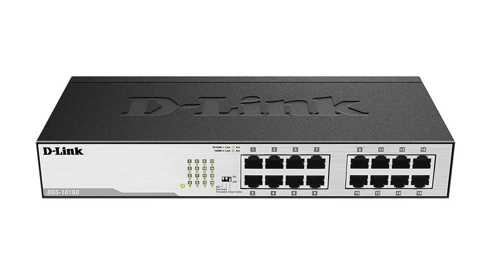SWITCH 16X10/100/1000 RJ45
