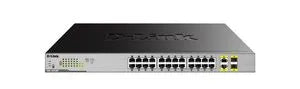 SWITCH 24X10/100/1000 POE+ + 2 SFP COMBO BUDGET POE 370w – vue 2