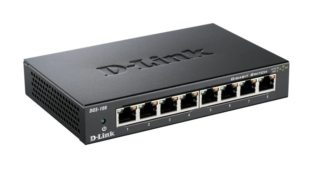 SWITCH METALLIQUE 8 PORTS 10/100/10 00