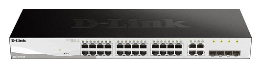 SWITCH 24X10/100/1000 + 4 SFP SMART III