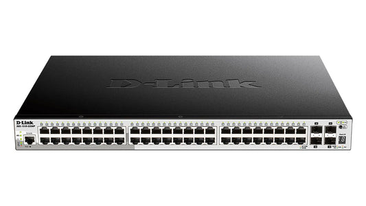 SWITCH 48 PORTS POE + 4 SFP+ BUDGET 370w Niveau 2+
