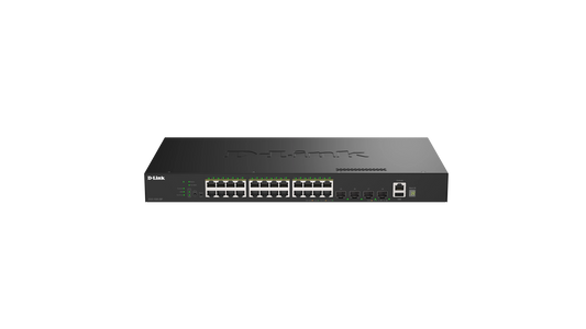 SmartPro L2+ 24 ports Gigabit 4 ports 10 GbE SFP+ - Budget PoE 370W