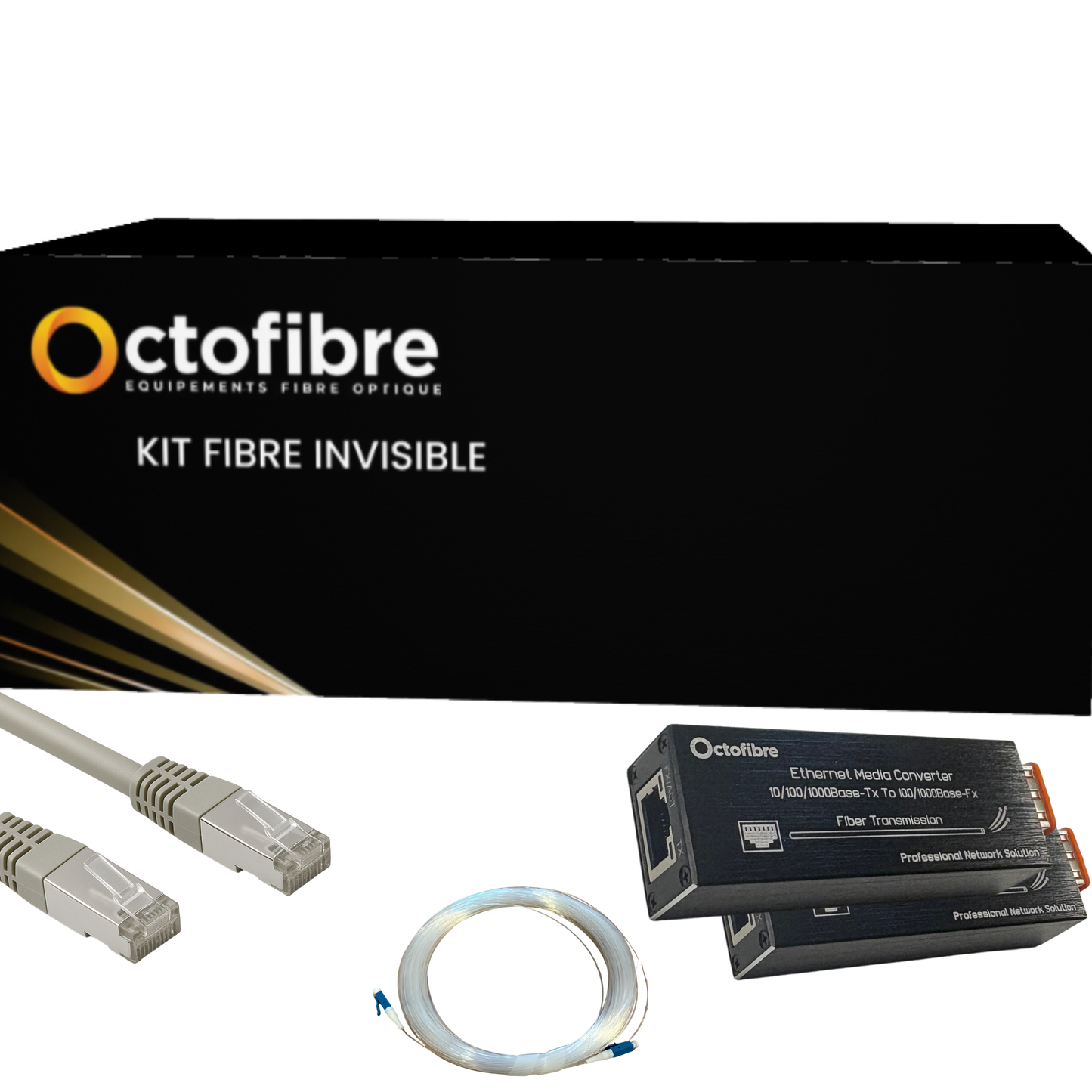 Kit Octofibre Liaison Gigabit Invisible