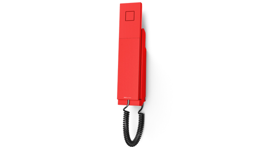 Téléphone analogique filaire d'urgence rouge analogiqu