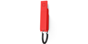 Téléphone analogique filaire d'urgence rouge analogiqu – vue 2