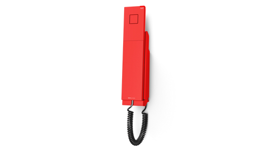 Téléphone IP d'urgence rouge POE