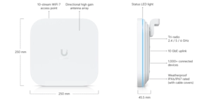 Accessoire réseau access point WIFI 7 10GbE ext 4x4 – vue 3