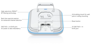 Accessoire réseau access point WIFI 7 10GbE ext 4x4 – vue 4