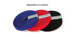 ATTACHE CÂBLE AUTO AGGRIPANT NOIR ROULEAU DE 10M SCRATCH – vue 11