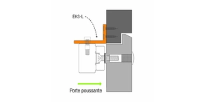 Serrure connectée equerre ajust en L em EH3 – vue 4