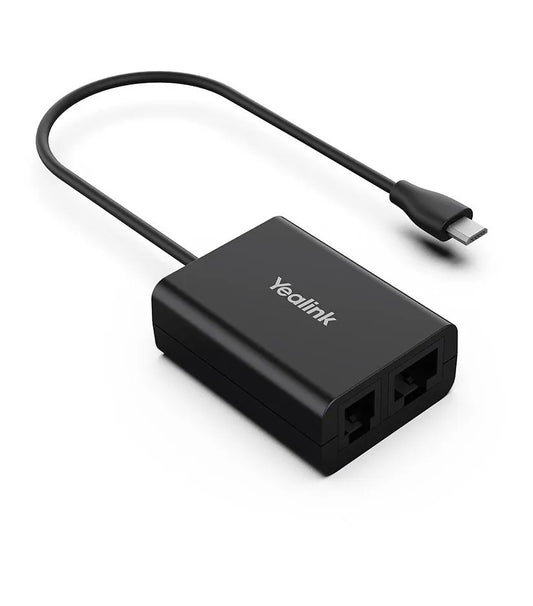 ADAPTATEUR EHS USB DE CASQUE POUR POSTES WH62/63 COMPATIBLE Tel IP Mitel/Unify/Yealink T2X/T4XG