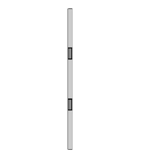 Serrure connectée tube em V 2X1200 12/24V DC ch