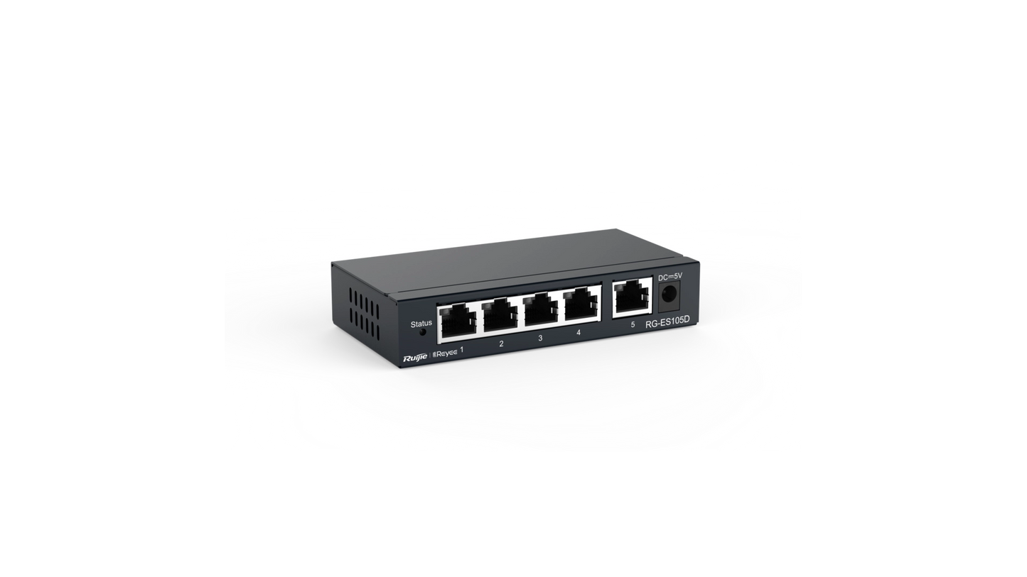 Switch Reyee ES105D 5 ports boîtier métal