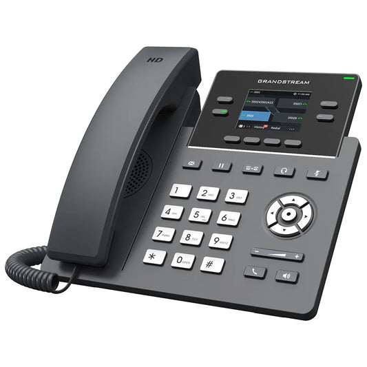 TELEPHONE IP 2 SIP GIGA HD POE 2 ports 10/100 Mbps / Ecran LCD 2,4' / 4 Touches