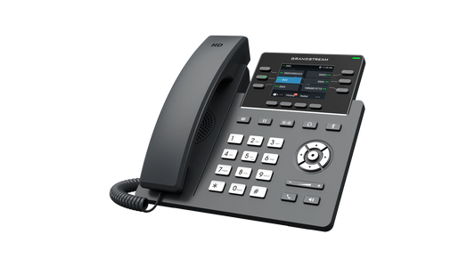 Téléphone IP 2 ports GbE PoE / Écran lcd 2,4' / 6 Lignes