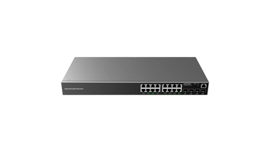 SWITCH L2 16 PORTS GIGA POE 2 SFP QOS