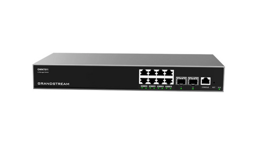 Switch réseau manageable niveau 3 8 ports