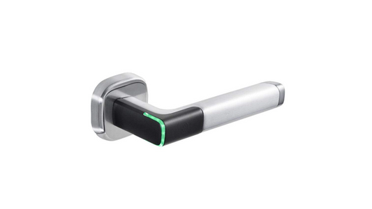 Serrure connectée rosace cylindre aveugle pr aperio