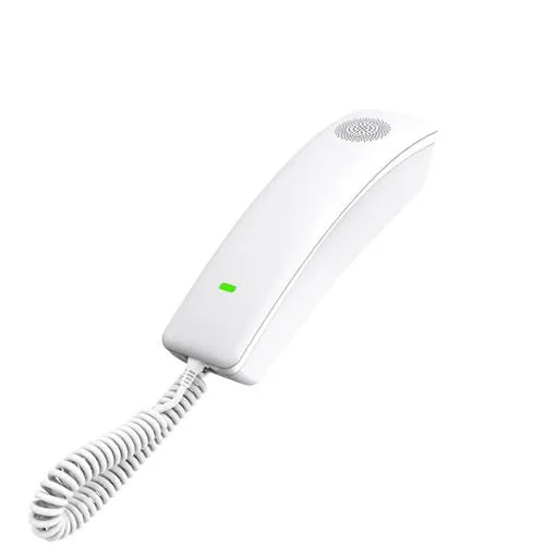 TELEPHONE IP BLANC 2 COMPTES SIP POE MURAL 10 TOUCHES PROGRAMMABLES 1 TOUCHE FONCTION – H2U-W-R