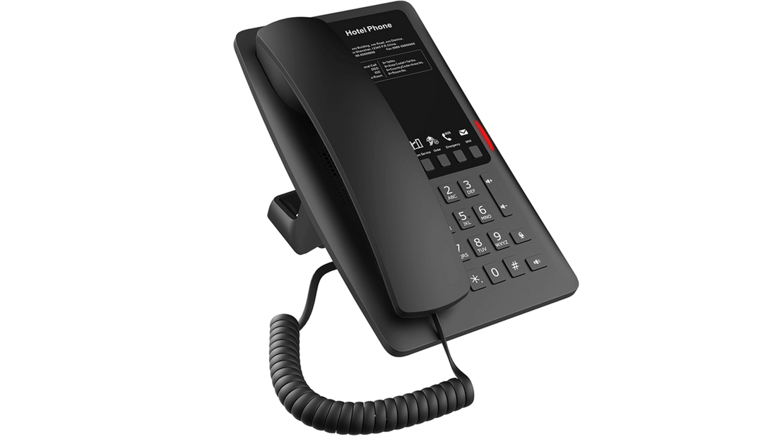 TELEPHONE IP NOIR HOTEL 2 COMPTES SIP WIFI