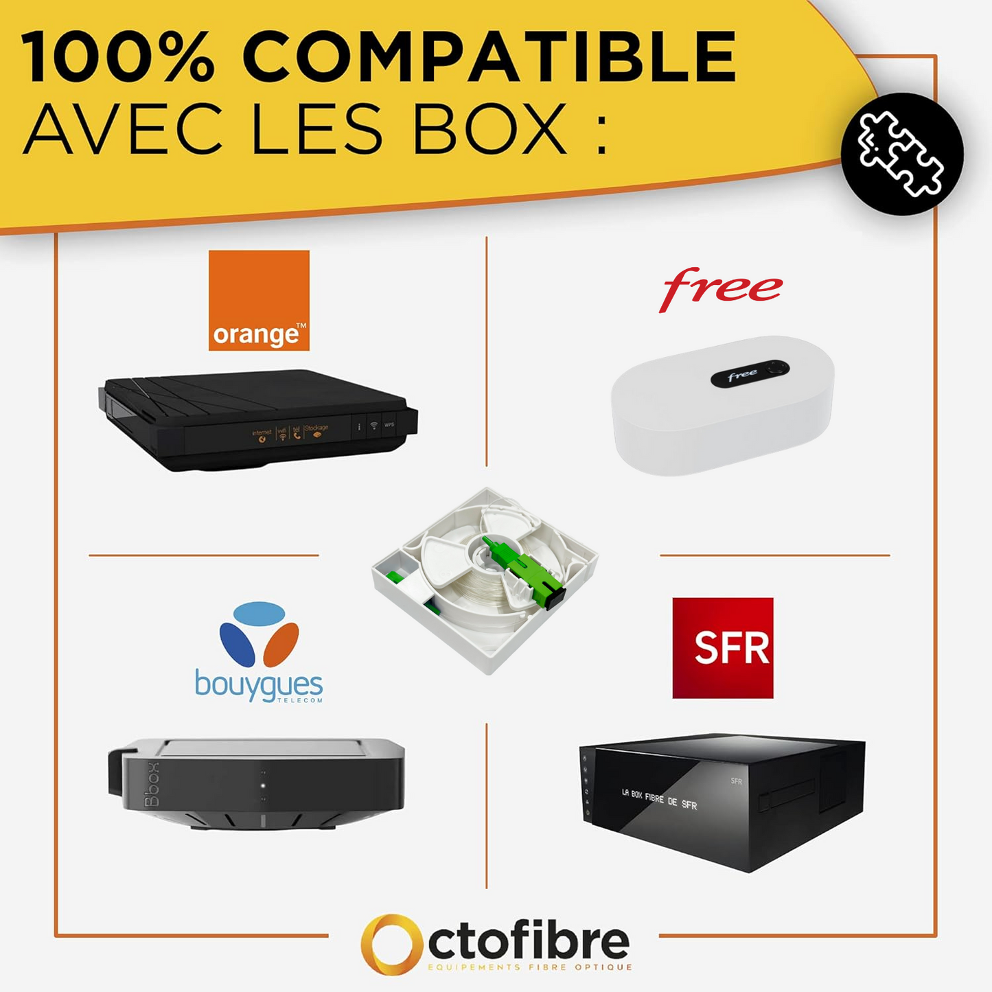 Rallonge Pour Déplacement/Déportation De Box Internet Câble Invisible 40 Mètres