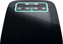 Équipement de contrôle d'accès clavier extérieur blanc avec authentification par – vue 3